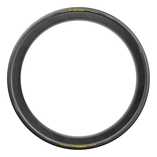 Roda de bicicleta Pirelli P ZERO Race preta/amarela, 700" de diâmetro x 26 cm de largura x unidade