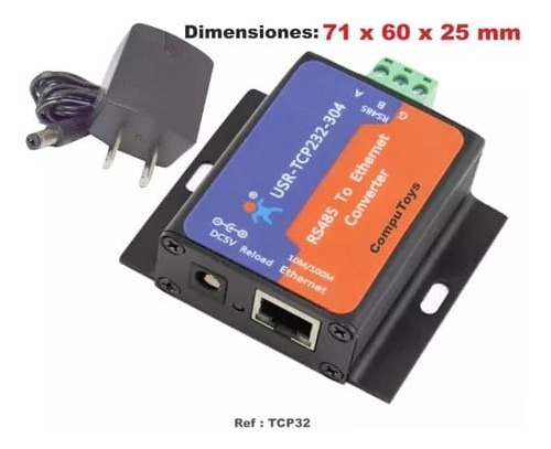 Convertidor De Ethernet A Rs485