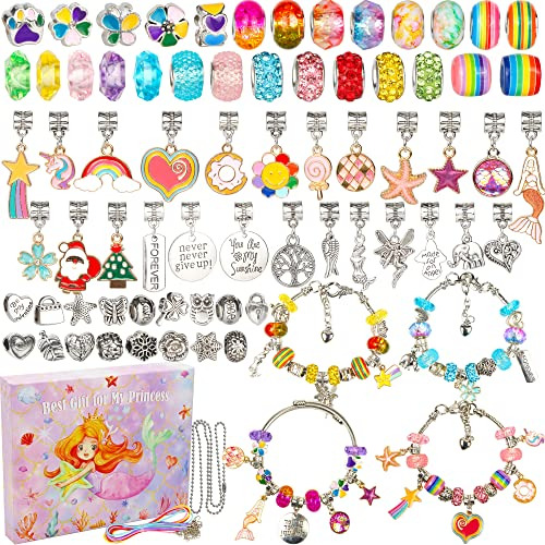 Kit De 150 Piezas Fabricar Pulseras De Encanto Diy, Que...