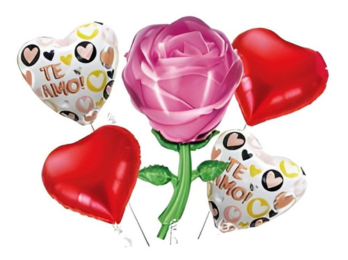 Pack De 6 Sets De Globos De Amor Surtidos