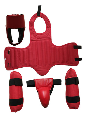 Equipo De Protección De Sparring, Casco De Boxeo, Rojo S