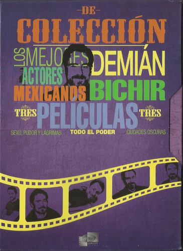 Colección Demián Bichir Dvd 3 Películas Nuevo