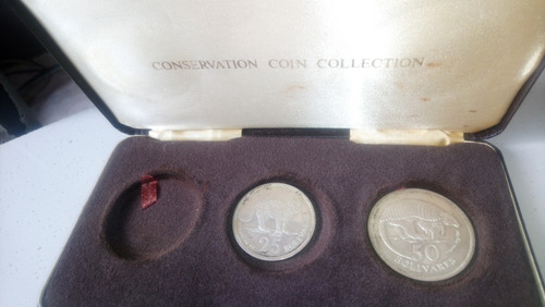 Monedas Coleccion Jaguar Cachicamo 1975 Plata Estuche Obsequ (Usado)
