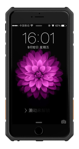 Imagen 2 de 6 de Carcasa Fuerte Nillkin Defender Ii iPhone 6/6s Plus, Naranja