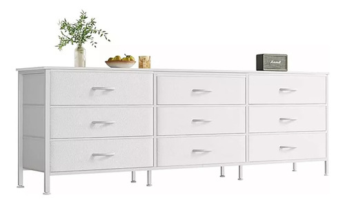 Mueble Para Tv 55 Pulgadas Con Comoda Cajonera De 9 Cajones