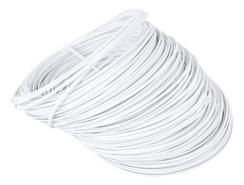 Bridas Retorcidas Blancas, Material Protector De Alambre De