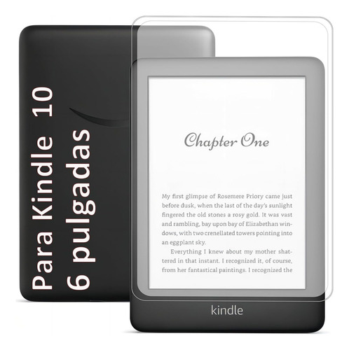 USTIYA Funda Para Kindle 10th Gen 2019 6 Pulgadas J9g29r Protector Case Color Translúcido TPU Cover