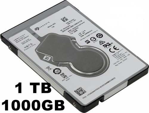 Hd 1000gb (1tb) Sata Ultra Slim Ultra Fino Sata Seagate Novo