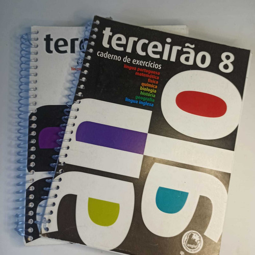 Kit 2 Livros Anglo Sistema De Ensino Terceirão Vol 8 Caderno E Caderno De Exercícios (Usado)