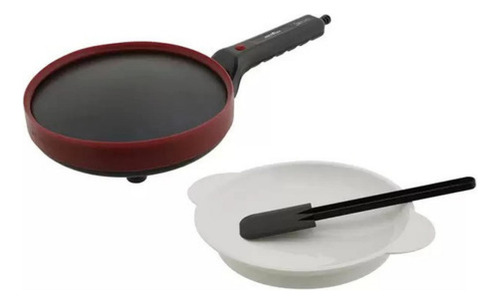 Tapioca Crepioca Britânia 3 Em 1 Cor Preto/vermelho 220v Preto/vermelho