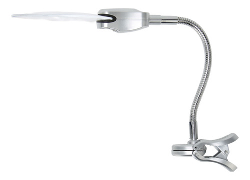 Abrazadera De Escritorio Led Con Forma De Lupa Con Clip De L