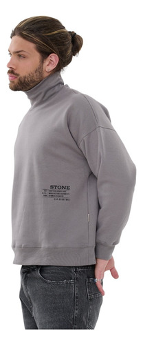 Buzo Stone Frisa Overside Estilo Polera