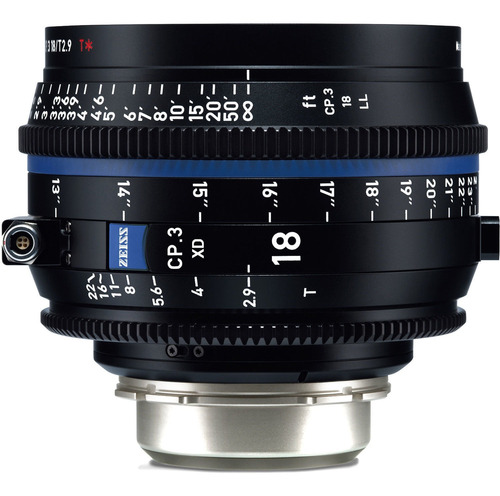 Zeiss Cp.3 Xd 18mm T2.9 Compact Prime Lente (pl Mount, Feet)