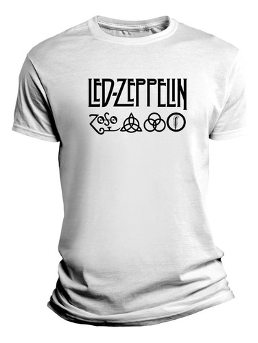 Playera Led Zeppelin Integrantes Banda Rock