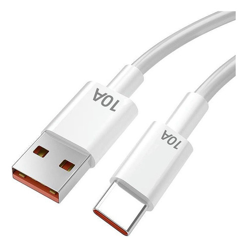 5 Pzs Cable Usb Tipo C 10a Carga Rápida 15m