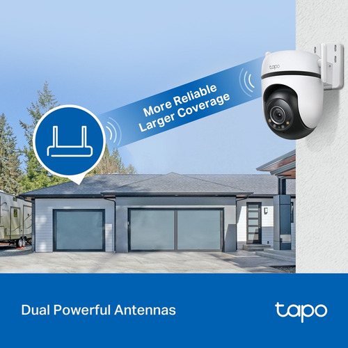 Tp-link Tapo C520ws Camara De Seguridad Wifi 4mp Exterior 2k Color Blanco