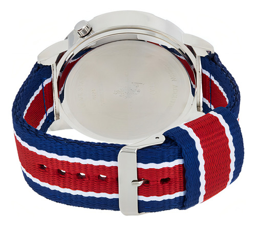 Associação Polo dos EUA Relógio masculino Usc57003 Nylon Pulse Quartz