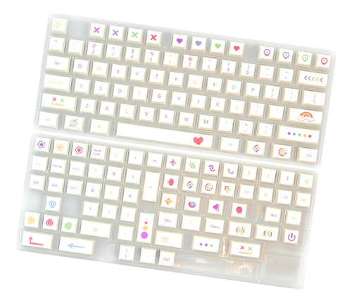 Moda 140 Teclas Pbt Keycaps Dye Subbed Cute Xda Profile