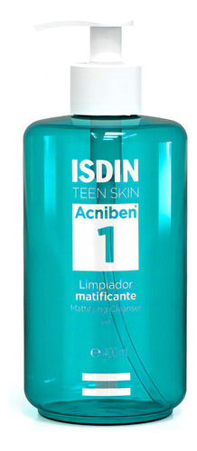 Isdin Acniben Gel Limpiador Matificante 400 Ml Tipo De Piel Grasa