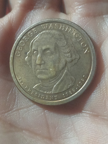 Moneda De 1 Dollar De George Washington 1789-1797