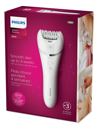 Depiladora Philips Beauty Series 8000 Bre700/04 Para Mujer