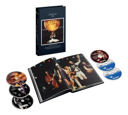 Box Jethro Tull Bursting Out (inflated) 3cd + 3dvd + Livro