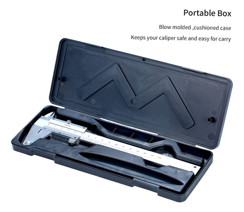 Po Paquimetro Manual Universal Analogico 150mm Aço Inox