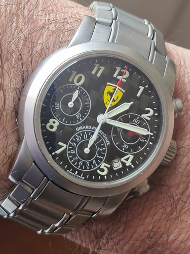 Relógio Girard Perregaux Ferrari. Automático. Aço Fosco Aço Fosco Preto (Usado)
