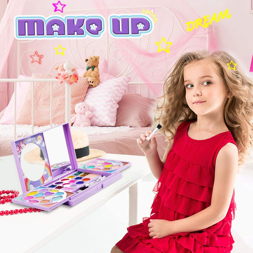 Kidcheer Kit De Maquillaje Infantil Para Niñas, Cosmético La