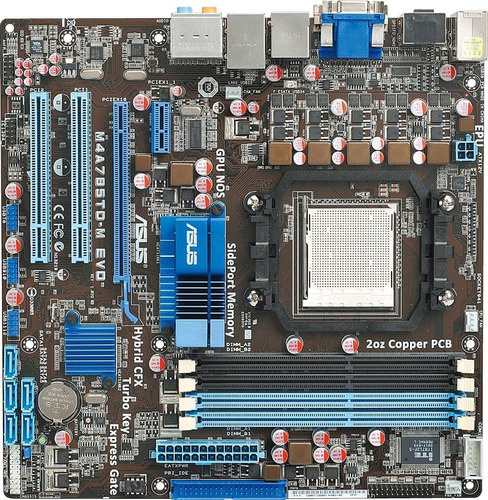 Am3 Asus M4a785td-m Evo Hdmi/dvi/vga 4 Slot Ddr3 C/lata