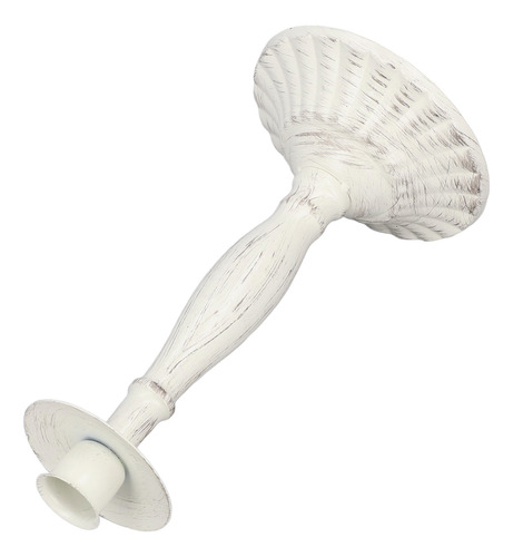 Castiçais De Ferro Branco Decorativos De Estilo Retrô