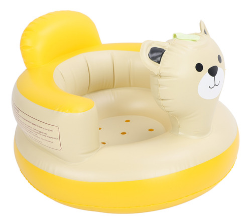 Silla De Ducha Inflable De Pvc Con Bomba Integrada Para Bebé