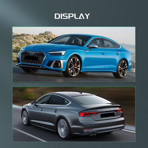 Alerón Negro Brillante Para Audi A5 S5 4 Puertas 2017-2020