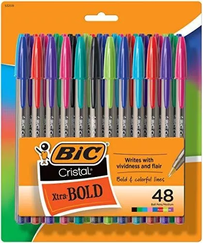 Paquete de 7 bolígrafos BIC USA INC BIC CRISTAL BALLPOINT AZUL