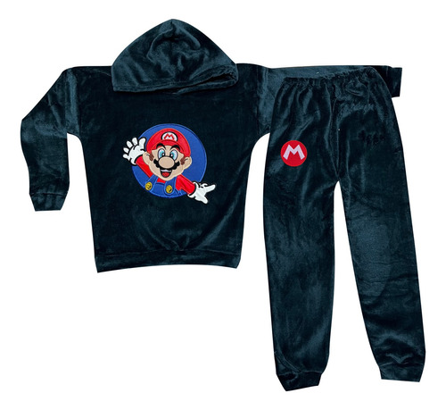 Pijamas Térmicas Super Mario Bros Para Niños