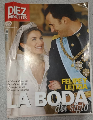 Revista 10 Minutos La Boda De Felipe Y Leticia