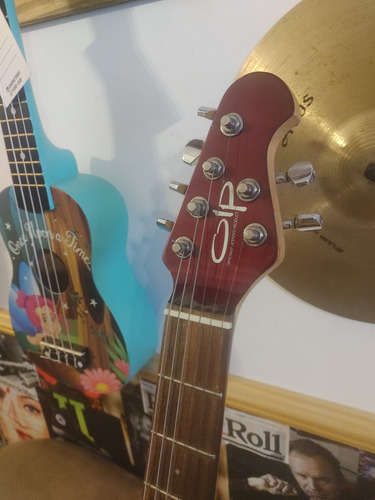 Super! Guitarra Olp Mm4 T/ Musicman Silhouette Permuto Bordó (Usado)
