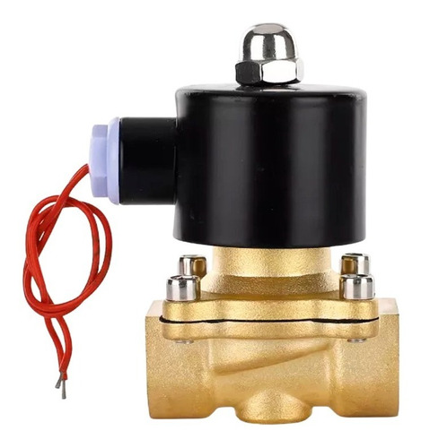 Válvula Solenoide Latão 3/4 Dn20 N-fechada 2/2 Vias  