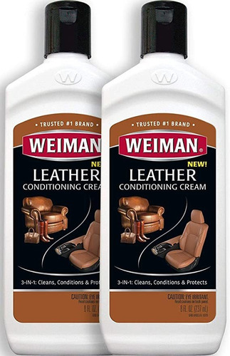 Weiman 3 En 1 Cuero De Acondicionador Profundo Crema (paquet