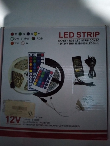 Tiras De Led Rgb 10m 300 Leds Control Remoto 44 Botones