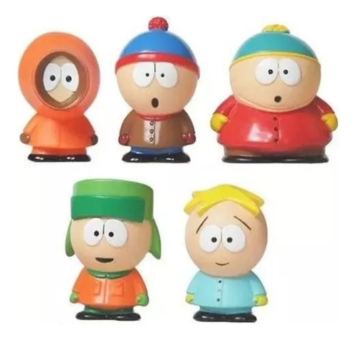 5 Figuras De South Park. 6 Cm. Eric, Kyle, Kenny, Stan, Butt