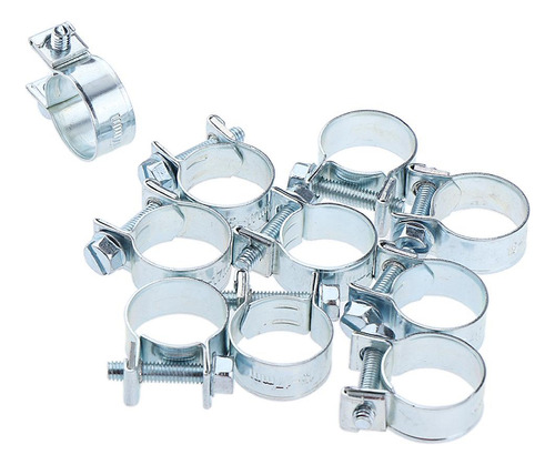 Braçadeira De Mangueira De Aço Ø 15 - 17mm Como Descrito