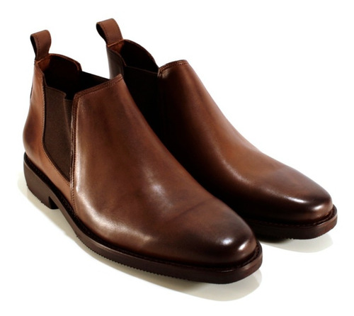 Imagen 2 de 6 de Bota Hombre Cuero Vacuno Diseño Brighton By Ghilardi