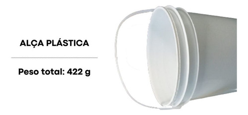 Balde Para Armazenar Mel 10 Litros Com Tampa-10 Pçs Cor Branco