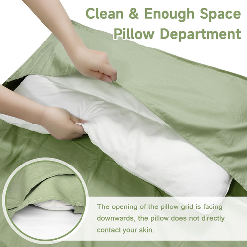 Saco De Dormir Vvayhua Para Viajes De Negocios, Color Verde
