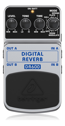 Pedal Behringer Dr600 Digital Reverb Stéreo