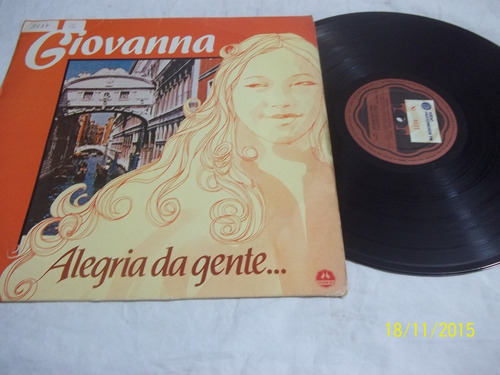 Lp Vinil - Giovanna - Alegria Da Gente 