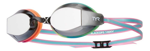 Óculos De Natação Adulto Blackops 140ev Racing Mirrored Tyr Cor Colorido/Prata