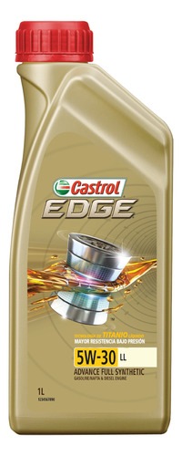 Aceite Castrol Edge 5w 30 Ll Auto Lubricante Sintetico 1 L