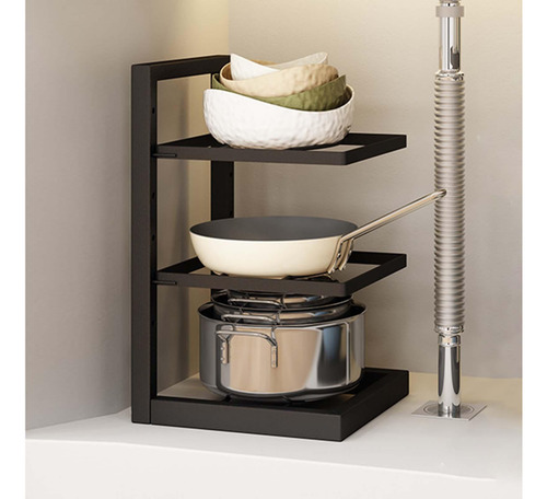 Pan Organizador Rack Pote E Pan Organizador Três Camadas